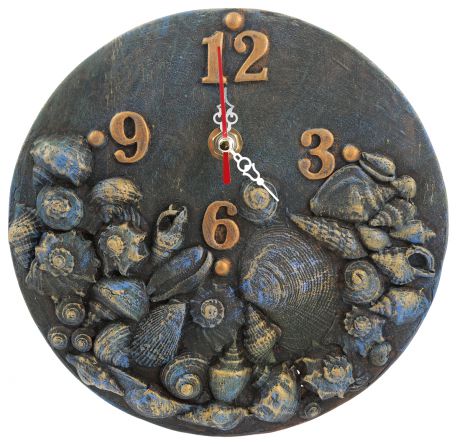 Старинные часы YusliQ Дизайнерские настенные часы "Море". Авторская работа. nik16ch1