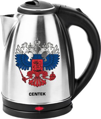 Электрический чайник Centek CT-1068 Орел, серый металлик