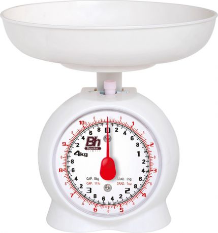 Весы кухонные механические "Bayerhoff", цвет: белый, до 5 кг