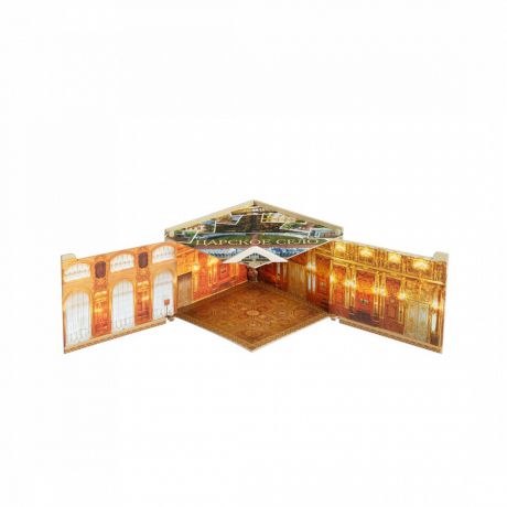Сборная модель Умная бумага Архитектура Петербург в миниатюре Янтарная комната Екатерининский Дворец, 497, мультиколор