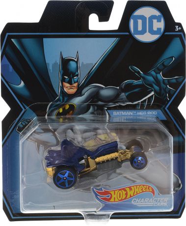 Hot Wheels DC Batman Hot Rod цвет синий желтый