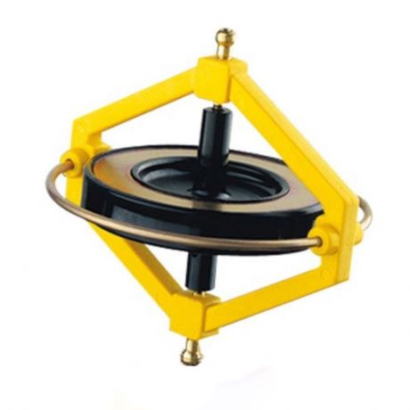 Пусковая игрушка Navir Гироскоп механический с металлическим ротором 65 мм желтый