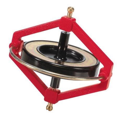 Пусковая игрушка Navir Гироскоп механический с металлическим ротором 65 мм красный