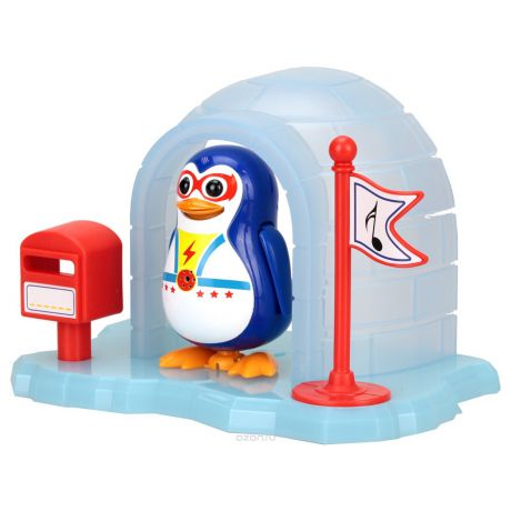 Интерактивная игрушка DigiBirds Пингвин в домике Синий 88343