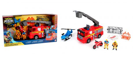 Игровой набор спасательная пожарная машина
