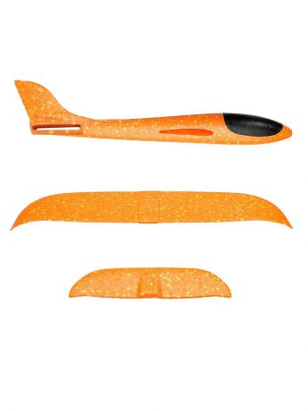 Метательный самолет планер AIR 48 см оранжевый