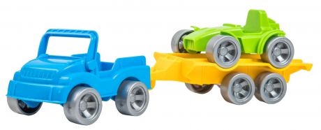 Машинка-игрушка Wader "Kid cars Sport" 3 эл. (Джип + багги) разноцветный