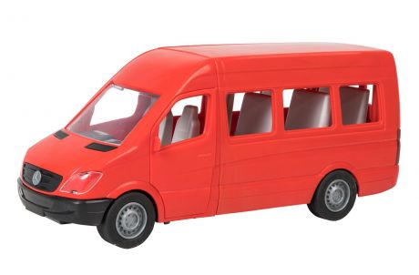 Машинка-игрушка Tigres "Mercedes-Benz Sprinter" пассажирский красный