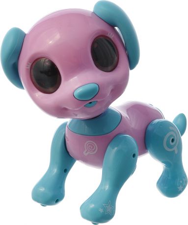 Интерактивная игрушка 1TOY Робо-пес, Т14336, розовый