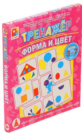 Радуга Развивающая игра Тренажер Форма и цвет