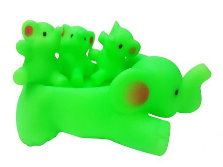 Игрушка для ванной UVITON Игрушка для купания "Слоненок" зеленый
