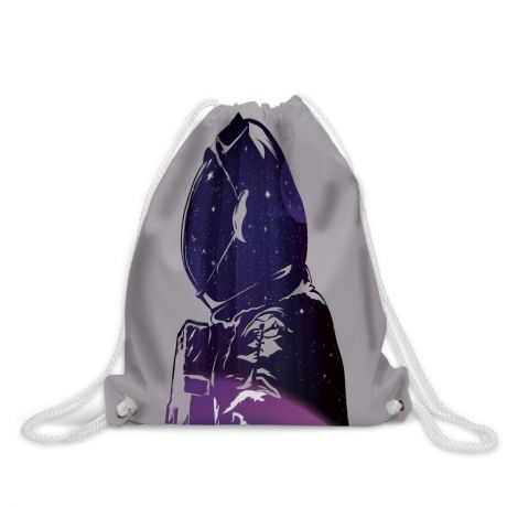 Рюкзак-мешок "В темном космосе" непромокаемый, 38x40 см