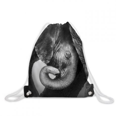 Рюкзак-мешок "Слоновая нежность" непромокаемый, 38x40 см