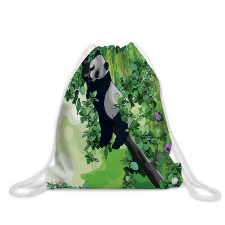 Рюкзак-мешок "Панда" непромокаемый, 38x40 см
