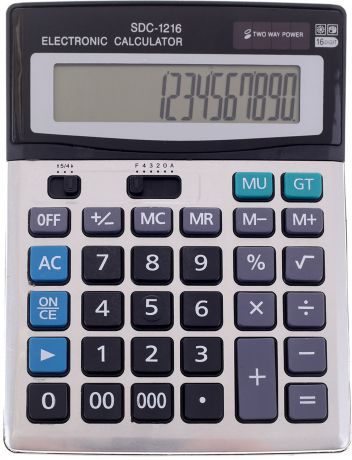 Калькулятор SDC-1216, настольный, 16-разрядный, 1151879, мультиколор