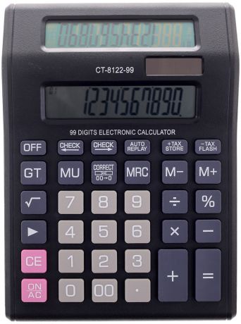 Калькулятор CT-8122-99, настольный, 12-разрядный, 2404990, мультиколор