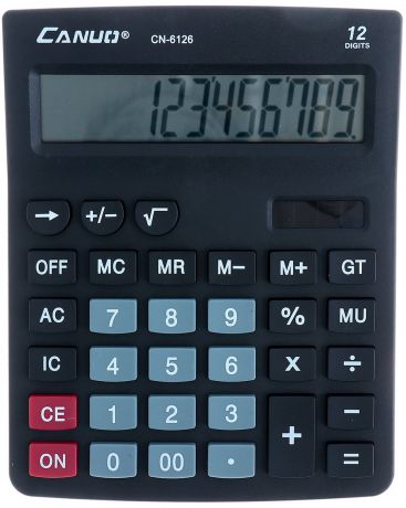 Калькулятор 6126, настольный, 12-разрядный, 1968926, мультиколор