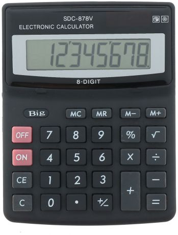 Калькулятор SDC-878V, настольный, 08-разрядный, 556079, мультиколор