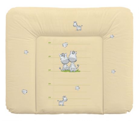 Матрац пеленальный Ceba Baby 70x85 см мягкий на комод Zebra yellow W-134-002-141