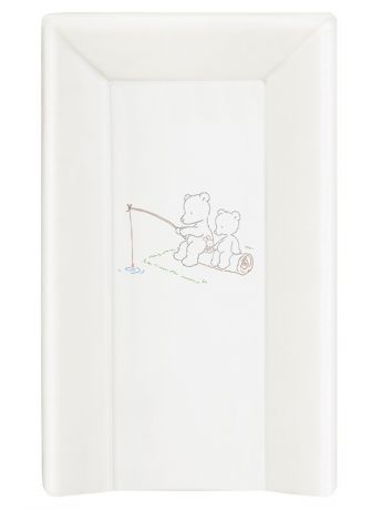 Матрац пеленальный Ceba Baby 70 см мягкий с изголовьем Papa Bear white W-103-004-100