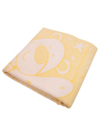 Одеяло детское "Мишка" Arloni, 27380.М.Ж, жёлтый, 100х140 см