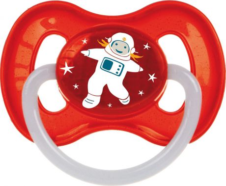 Пустышка Canpol Babies Space 6-18, красный