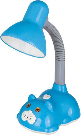 Настольный светильник Camelion KD-385 C13 голубой, E27, 40 Вт
