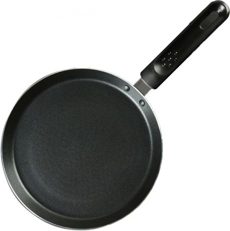 Сковорода для блинов Доляна Vesta, 3679104, черный, диаметр 21 см