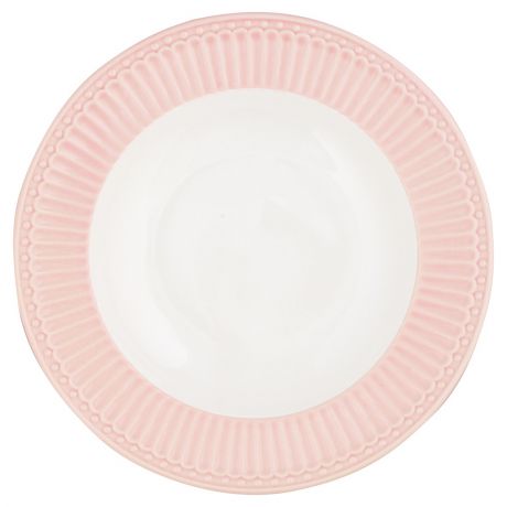 Глубокая тарелка Greengate Alice pale pink 21,5 см