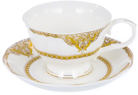 Чайная пара Balsford Паллада, цвет: белый, 2 предмета. 107-04035