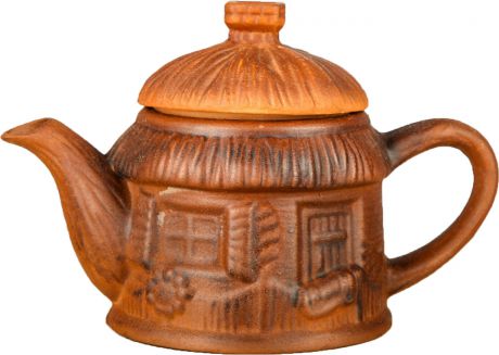 Чайник заварочный Домик, коричневый, 1 л