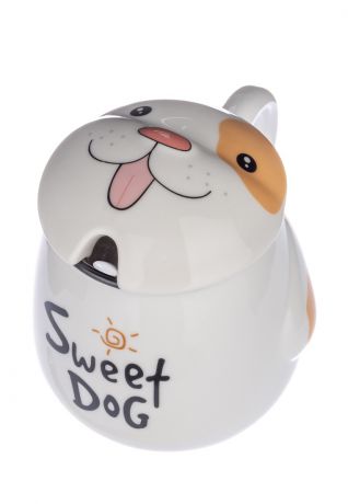 Кружка керамическая "Smart and sweet l sweet dog"