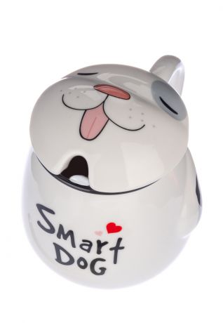 Кружка керамическая "Smart and sweet l smart dog"