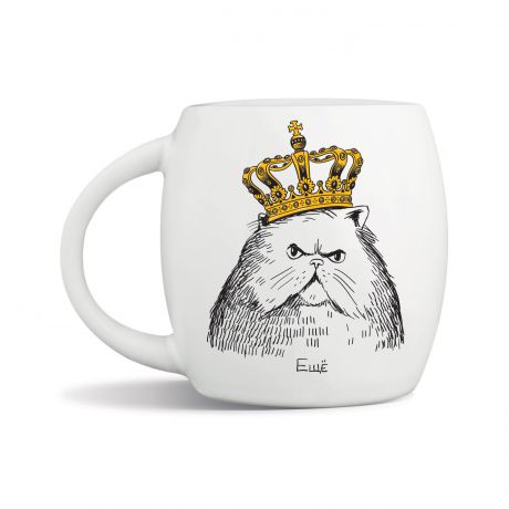 Чашка Кот в короне, 450мл