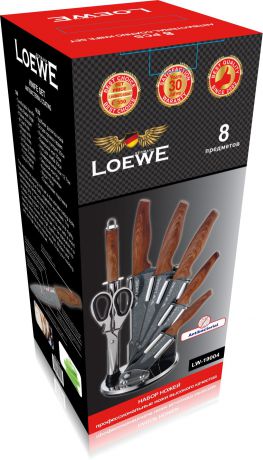 Набор ножей 1х6 8 предметов LOEWE LW-19004