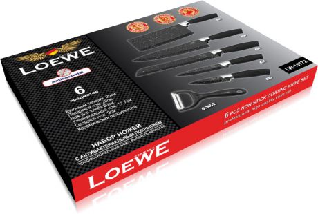 Набор ножей 1х10 6 предметов LOEWE LW-15772