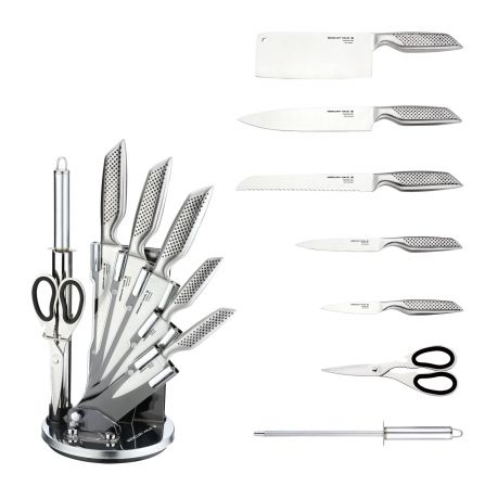 Набор кухонных ножей Mercury Haus MC - 6155, серебристый