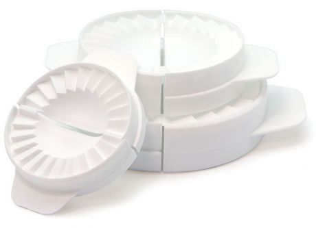 Форма для пельменей Migliores Пластиковая форма для лепки пельменей и вареников, белый