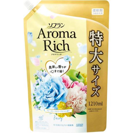 Кондиционер Lion (Лион), Aroma Rich, "Fairy", с ароматом ландыша и фруктов, сменный блок, 1210 мл.