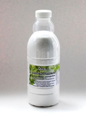 Эко-отбеливатель ЭЛИБЭСТ с активным кислородом (перкарбонат) для автоматической и ручной стирки, в пластиковой завинчивающейся бутылке, бытовая нехимия, 1200 грамм.