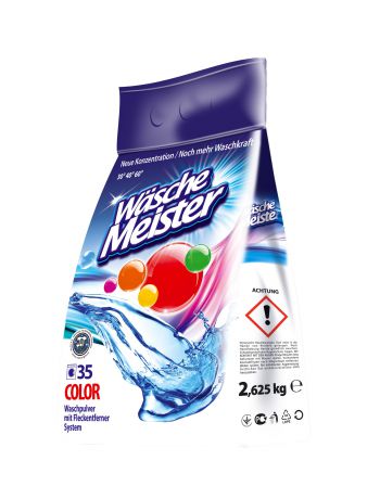 Стиральный порошок WascheMeister Color 2,625 г пакет