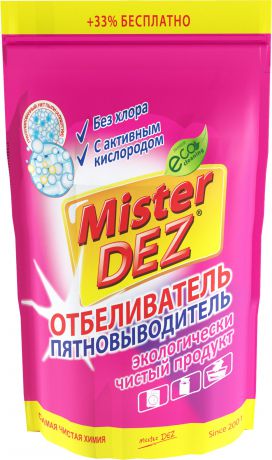 Отбеливатель-пятновыводитель Mister Dez Eco-Cleaning с активным кислородом 800 гр