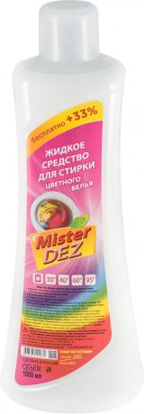 Жидкое средство для стирки Mister Dez Eco-Cleaning для цветного белья 1000 мл