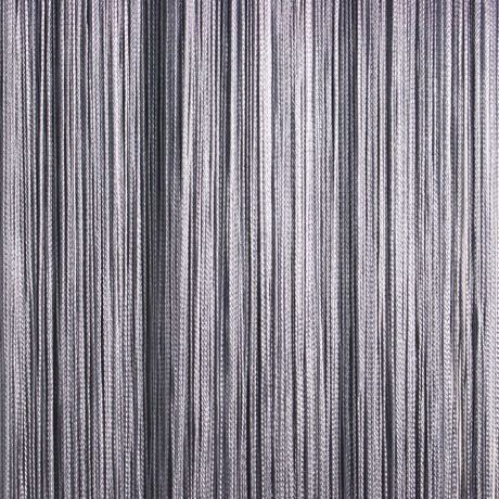 Штора Первая Текстильная Компания "Кисея" нитяная однотонная, 2000235586063, темно серый 207, высота 290см