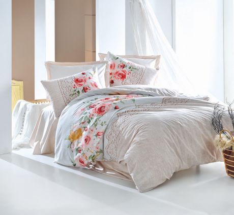Комплект постельного белья Cotton Box серия Modeline, модель Sandy семейный, ранфорс