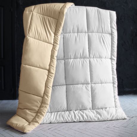 Одеяло "SleepiX", Мультиколор, цвет: бежевый, белый, 155х215 см