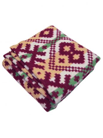 Одеяло шерстяное "Ацтеки" Arloni, 27357, желто-красный,140х205 см