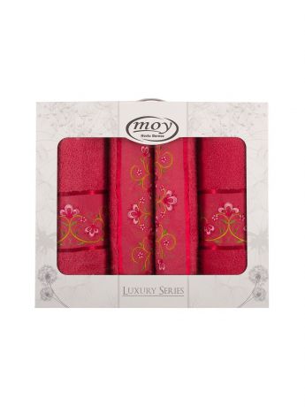 Набор полотенец MOY HAVLU & BORNOZ в подарочной упаковке (70х130 - 2шт., 50х80 - 2шт.)