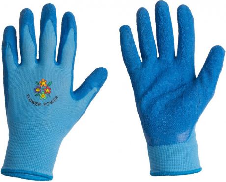 Перчатки Listok нейлон с каучуковым покрытием синие М