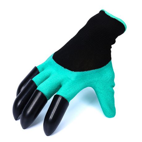 Нарукавники садовые Migliores Садовые перчатки с специальными наконечниками, зеленый, черный